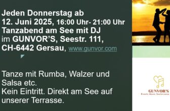 Tanzabend am See im Gunvor’s Gersau